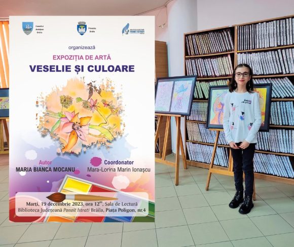 Tânăr artist brăilean la debut – Maria Bianca Mocanu